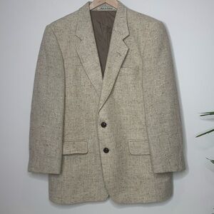 Avoca Collection | Made In Ireland 100% Wool Viscose Lined Tweed 2 Button Blazer